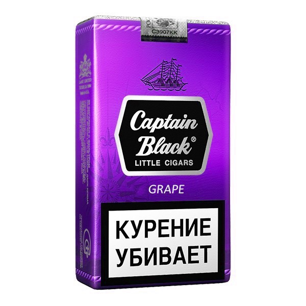 Табак для курения сигаретный Virginia Captain Black 30г