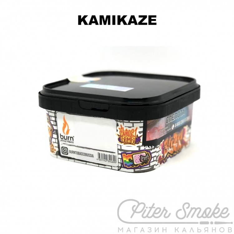 Табак Burn - Kamikaze (Свежая малина с лаймом) 200 гр